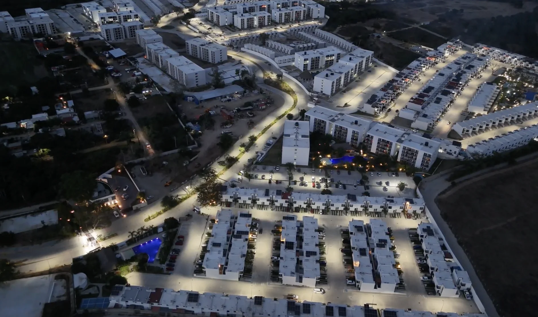 Vista aerea Aldea Hortus