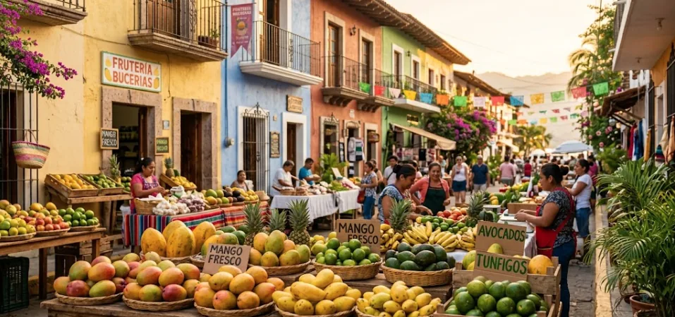 Cost of Living Bahia de Banderas Mexico - Local farmers market